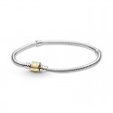 Pulsera Pandora Moments Cierre Barril Cadena de Serpiente 599347C00