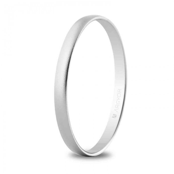 Alianza de boda oro blanco 5B201M