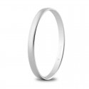 Alianza de boda oro blanco 5B201M