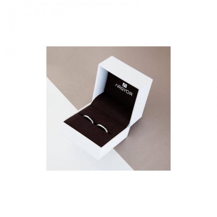 Alianza de boda oro blanco 5B201M