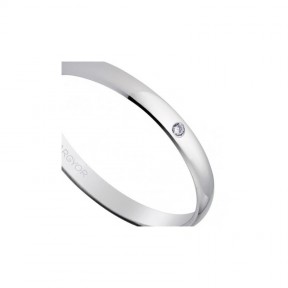 Alianza oro blanco 2,5mm diamante 5B253D 2