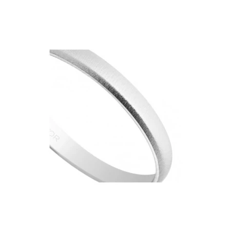 Alianza oro blanco texturizada 5B253T
