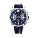 Reloj Tommy Hilfiger Decker Azul y Plateado Multifunción Hombre 1791476