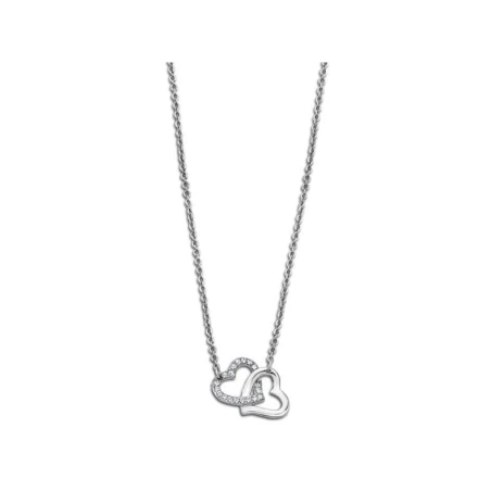 Gargantilla Lotus Style Mujer Corazones Acero Inoxidable y Circonitas LS1912-1/1