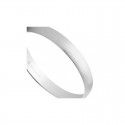 Alianza oro blanco satinada 5B302S