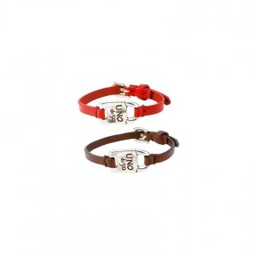Pulsera UNODE50 Roja o Marrón