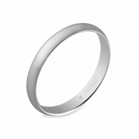Alianza de boda oro blanco 5B305