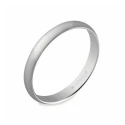 Alianza de boda oro blanco 5B305