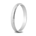 Alianza oro blanco efecto hielo 5B305H