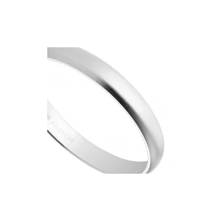 Alianza oro blanco efecto arena 5B305M
