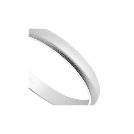 Alianza oro blanco texturizada 5B305T