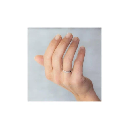 Alianza de boda oro blanco 5B306D