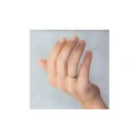 Alianza de boda oro blanco 5B306D