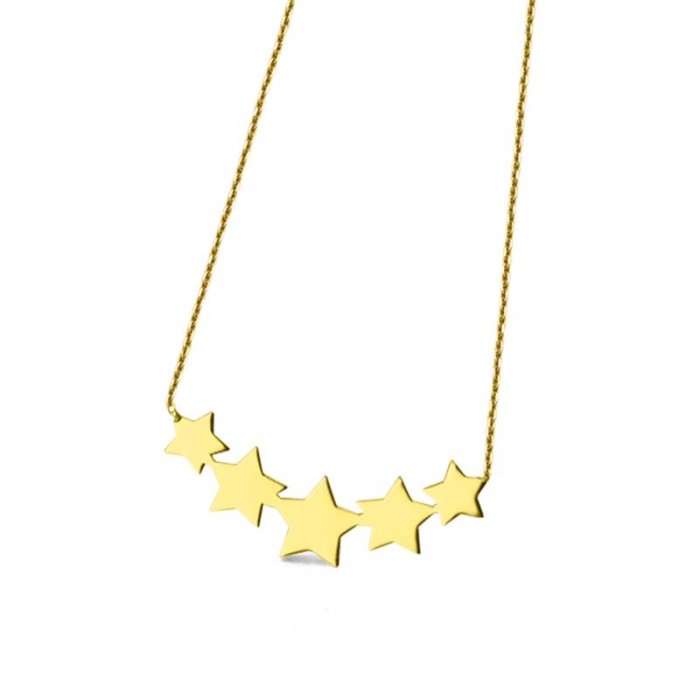 Gargantilla Le Carré Mujer 5 Estrellas Oro Amarillo GD023OA.00