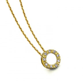 Gargantilla Le Carré Mujer Oro y Diamantes GD026OA.00