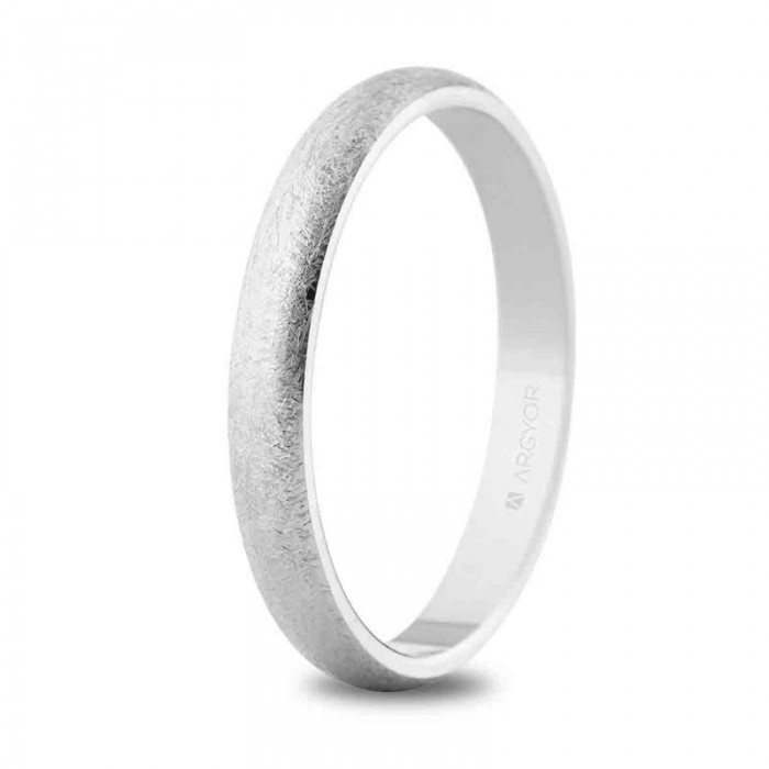 Alianza de boda oro blanco 5B306H
