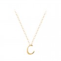 Collar ARXIS Inicial dorada C