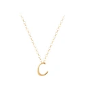Collar ARXIS Inicial dorada C