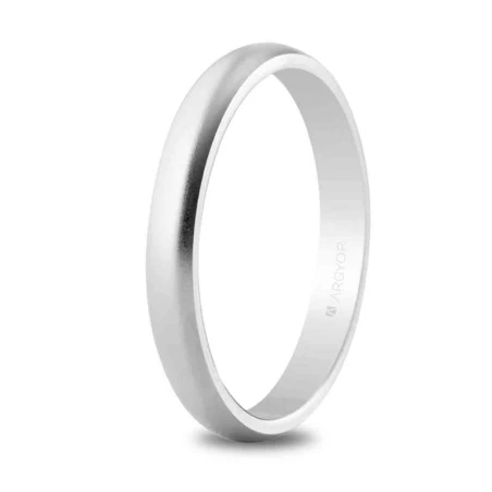 Alianza de boda oro blanco 5B306M