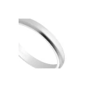 Alianza de boda oro blanco 5B306M
