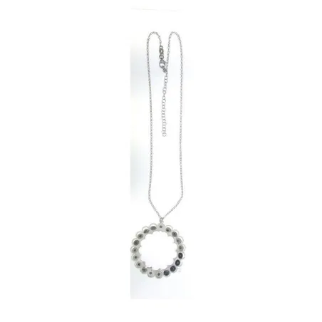 Gargantilla Aro lentejuelas Troquel Plata Cm 38+6 Ext