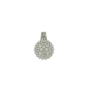 Colgante señora ARXIS de plata. Esfera con circonitas.cuajo piedras