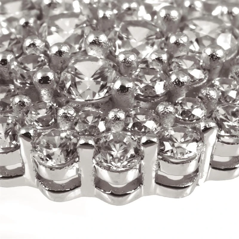 Colgante señora ARXIS de plata. Esfera con circonitas.cuajo piedras