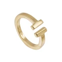 Anillo ARXIS Dorado con diseño abierto