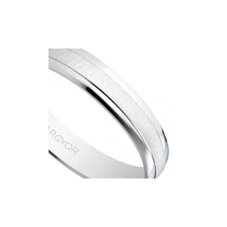 Alianza boda 3,5mm oro blanco 5B35495