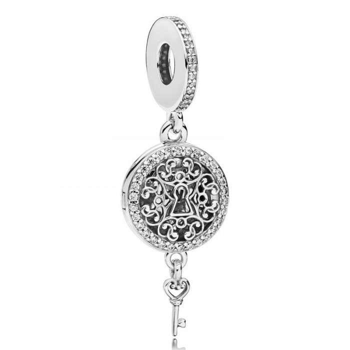 Colgante PANDORA Llave del Amor Real. 797660CZ