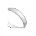 Alianza de oro blanco 4mm 5B403