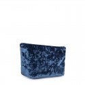 Bolsa mediana TOUS Kaos Shock de Terciopelo azul. 895970039