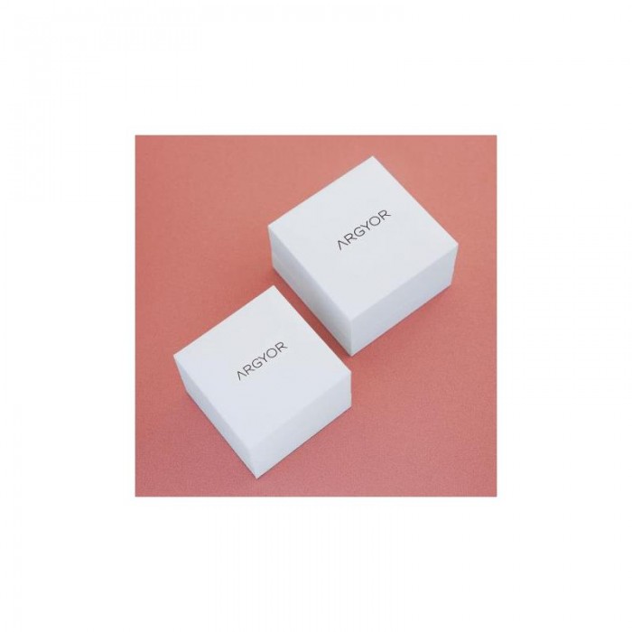 Alianza de oro blanco 4mm 5B403