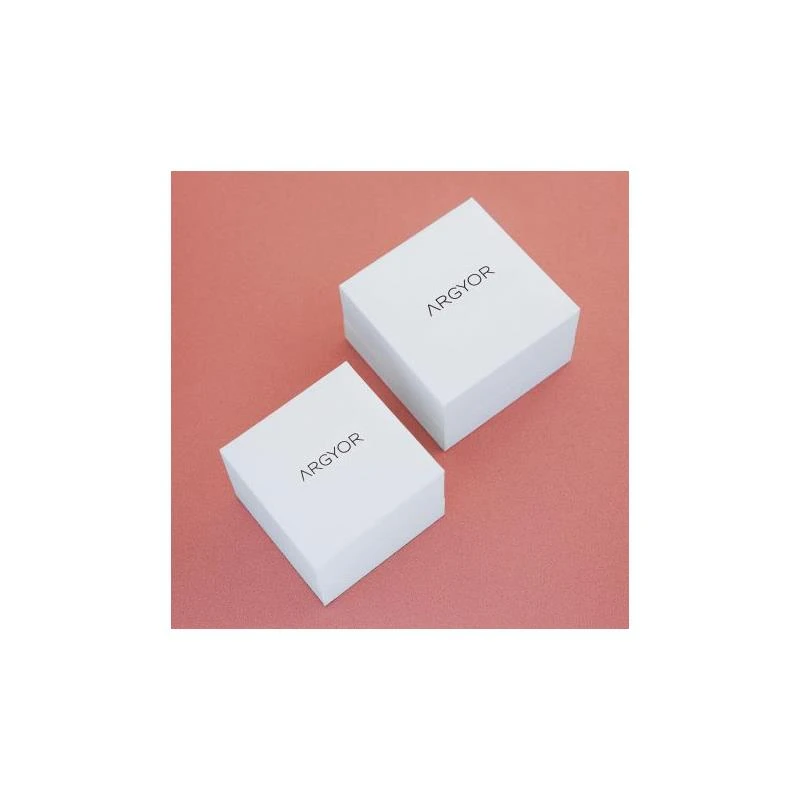 Alianza de oro blanco 4mm 5B403