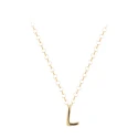 Collar ARXIS Iniciales Dorada L