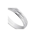 Alianza de boda oro blanco 4mm 5B40340