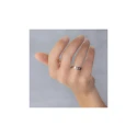 Alianza oro blanco 4mm diamante 5B40397D