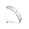 Alianza de oro blanco y diamante 5B403D