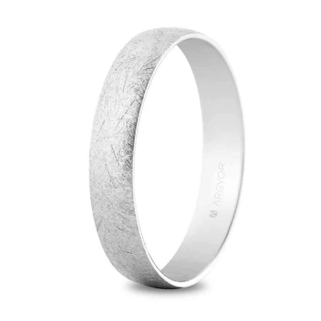Alianza de oro blanco 5B403H