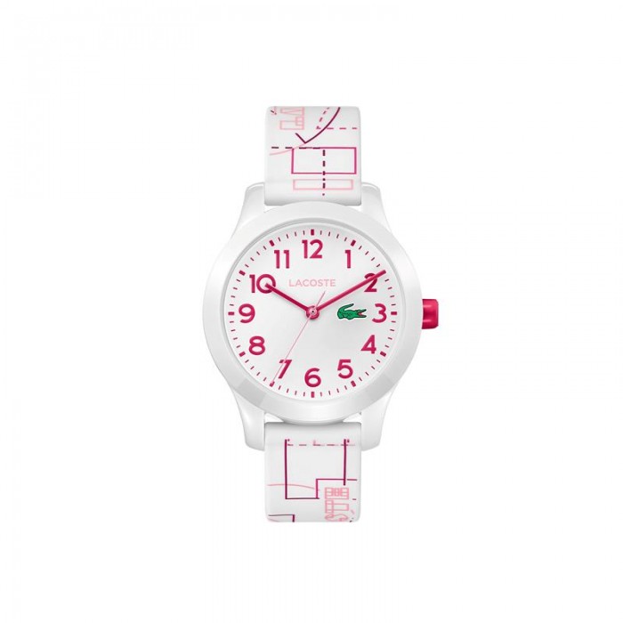 Reloj de niña Lacoste Watches de silicona en blanco 12.12 2030009