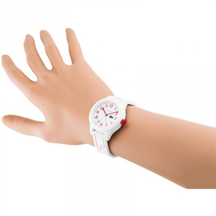Reloj de niña Lacoste Watches de silicona en blanco 12.12 2030009