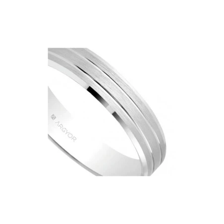 Alianza boda oro blanco 5B40436