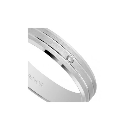 Alianza boda o. blanco diamante 5B40436D