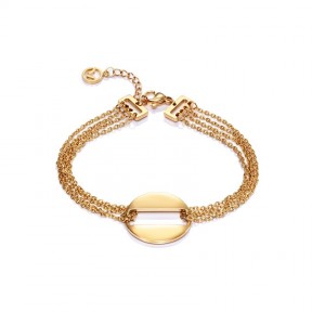 Pulsera Viceroy Fashion AIR Mujer Acero Inoxidable Baño Oro 75035P01012