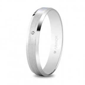 Alianza oro blanco 3,8mm diam. 5B40493D