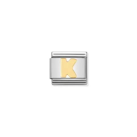 Componible Classic LETRAS acero y oro de 18k K
