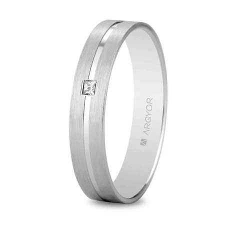 Alianza o. blanco diamante 5B40494P