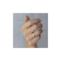 Alianza de boda 4mm oro blanco 5B40501