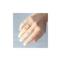 Alianza de oro blanco 5B405M