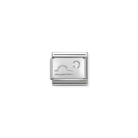 Composable Classic ZODIACO acero, Cubic zirc, y plata 925 (07_libra)